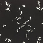 Antique Japanese Katagami Kimono Paper Stencil Katazome Plant Leaf Design 4Y693