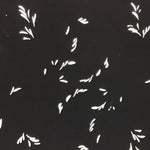 Antique Japanese Katagami Kimono Paper Stencil Katazome Plant Leaf Design 4Y693