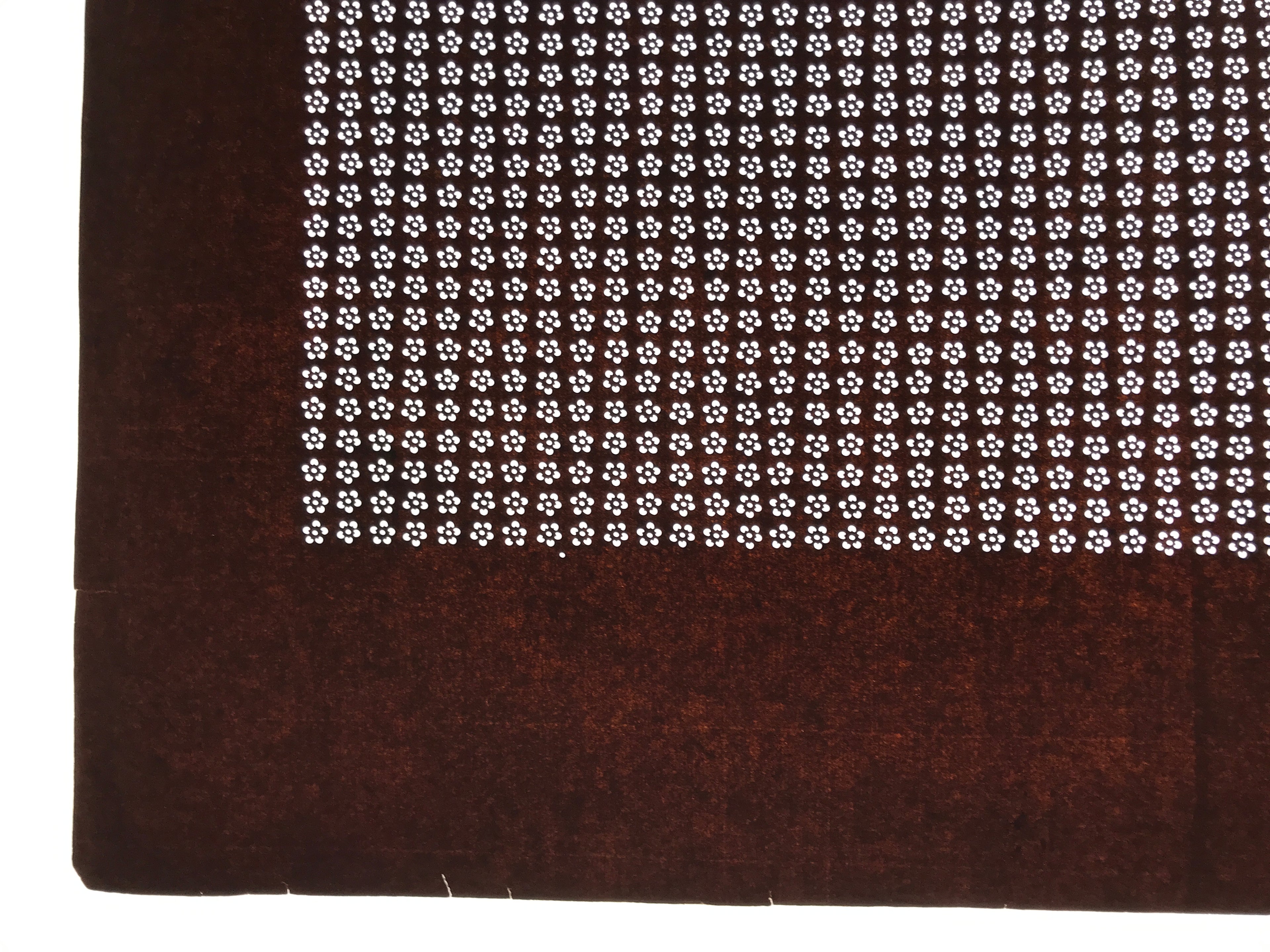 Antique Japanese Katagami Kimono Paper Stencil Katazome Plum Blossom Ume 4Y629