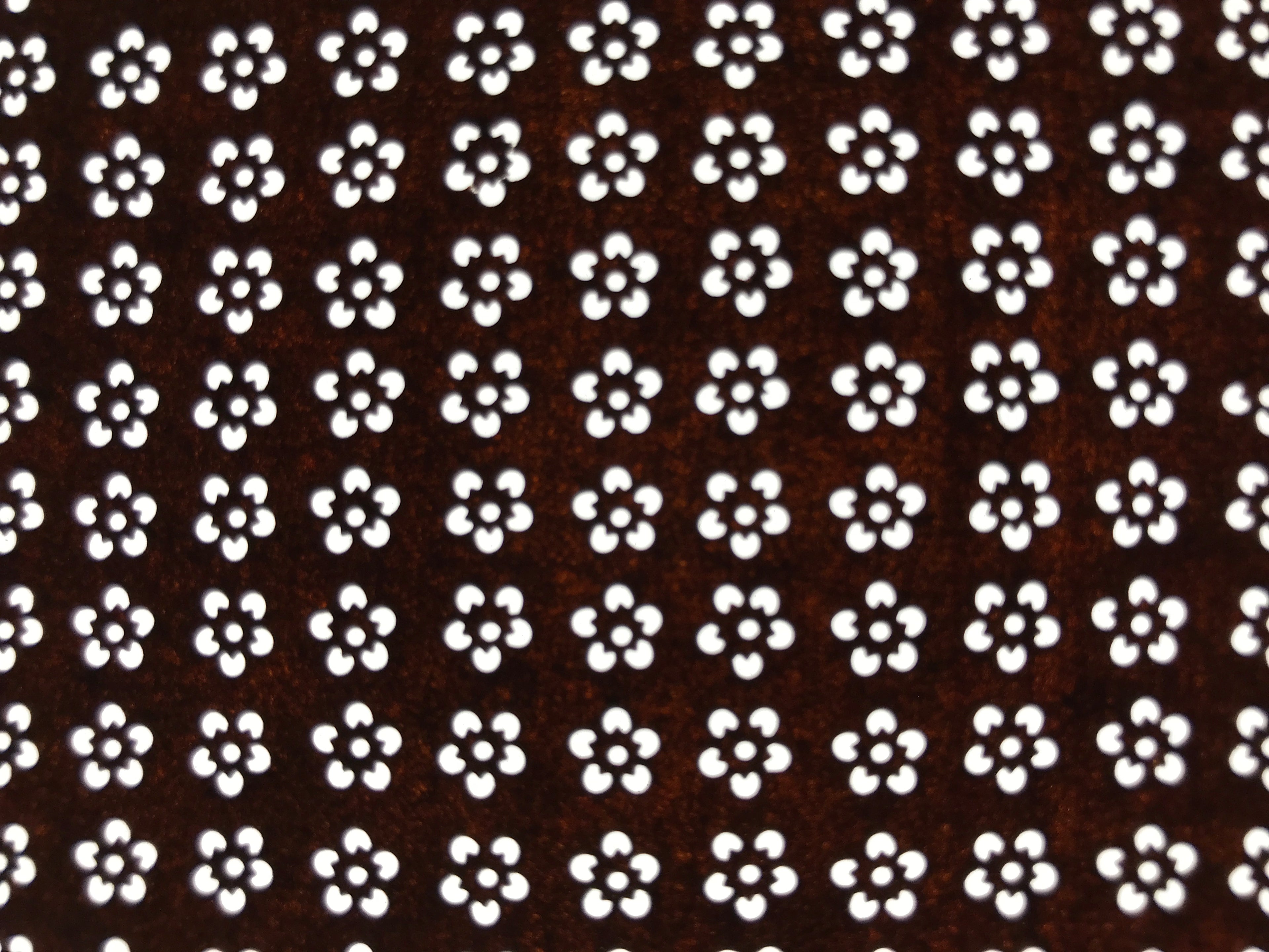 Antique Japanese Katagami Kimono Paper Stencil Katazome Plum Blossom Ume 4Y629