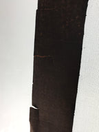 Antique Japanese Katagami Kimono Paper Stencil Katazome Pond Peony Crane 4Y514