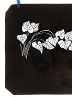Antique Japanese Katagami Kimono Paper Stencil Katazome Pothos Ivy Tsuta 4Y530