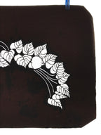 Antique Japanese Katagami Kimono Paper Stencil Katazome Pothos Ivy Tsuta 4Y530