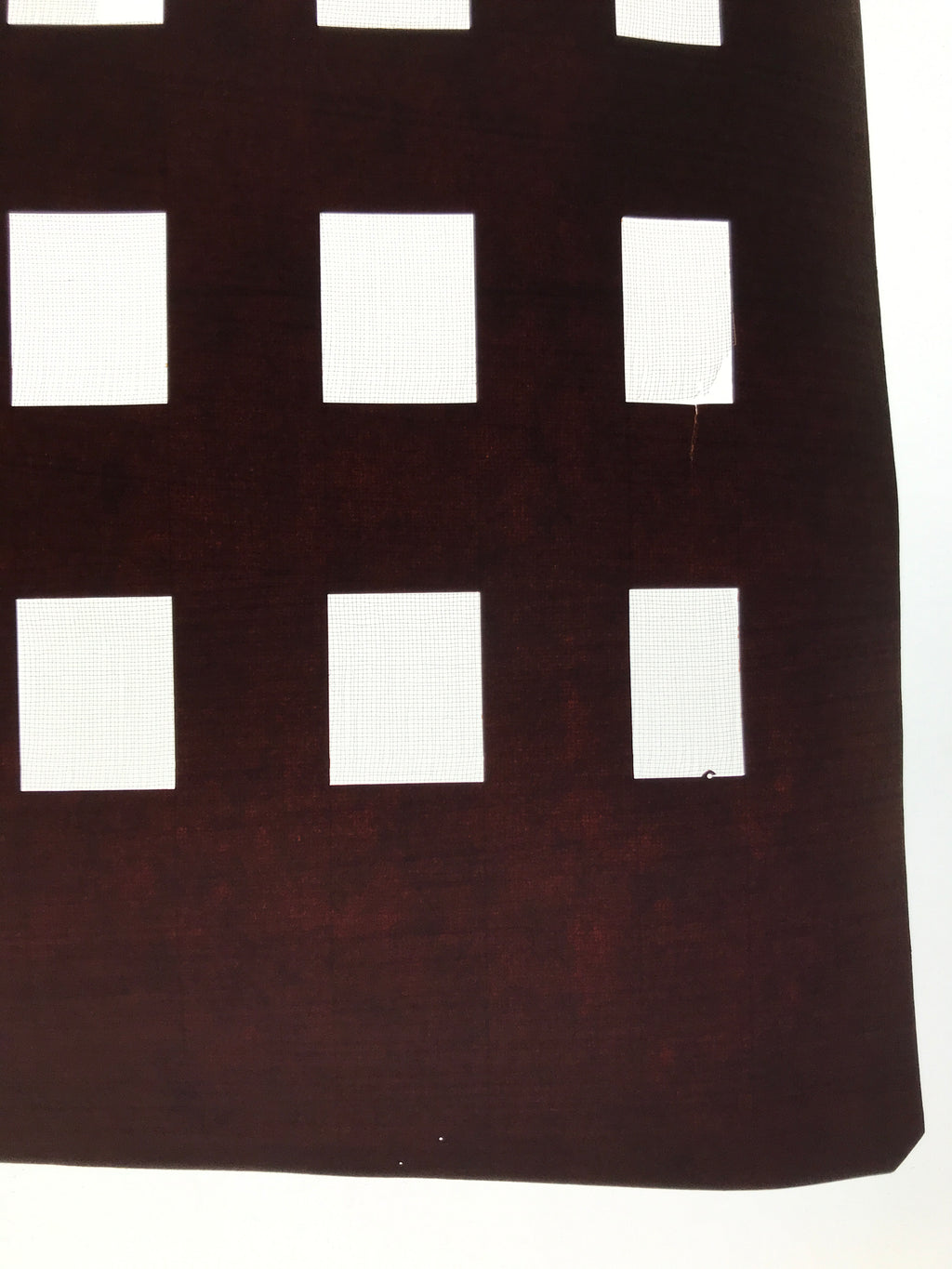 Antique Japanese Katagami Kimono Paper Stencil Katazome Rectangle Blocks 4Y606