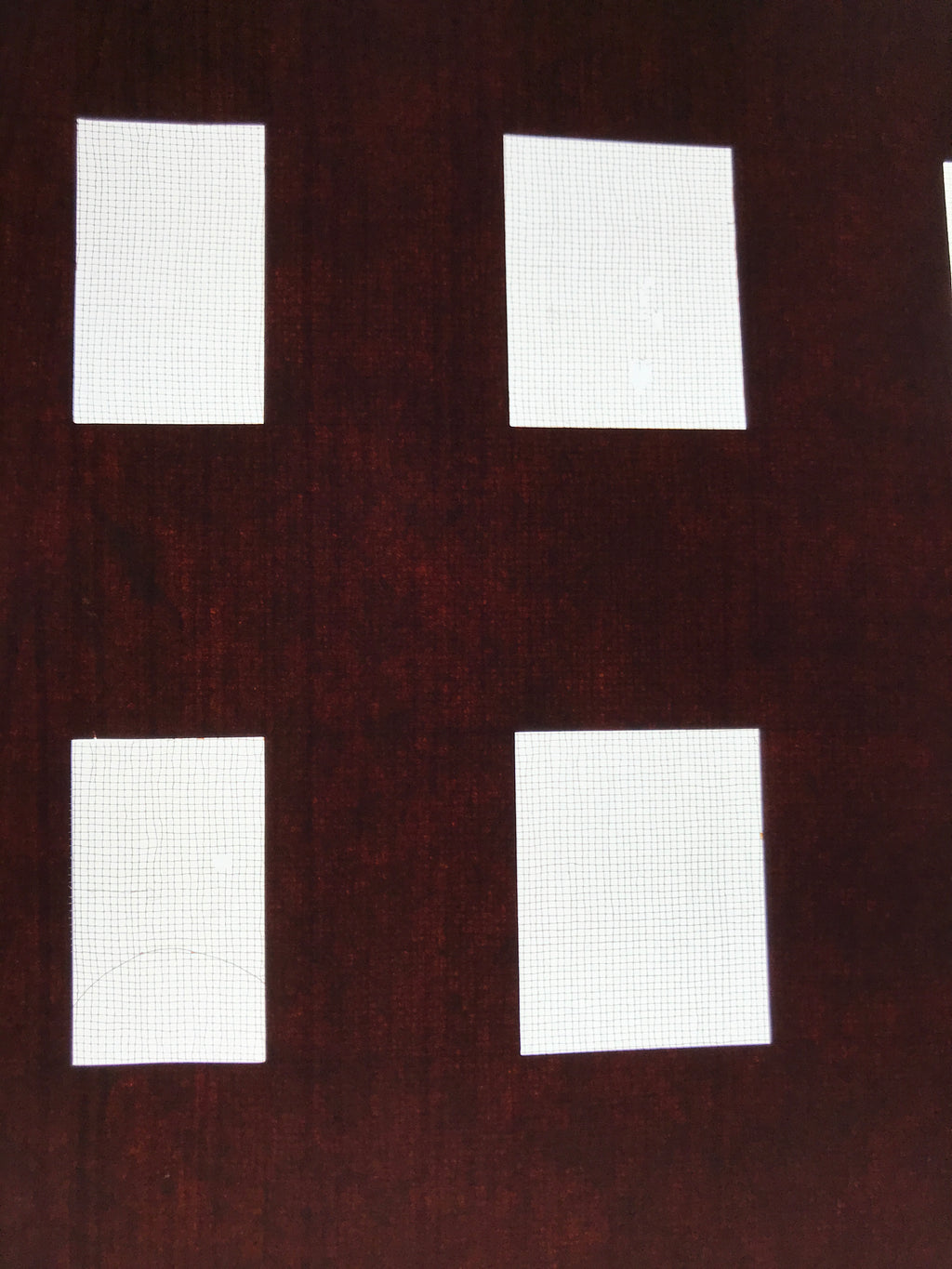 Antique Japanese Katagami Kimono Paper Stencil Katazome Rectangle Blocks 4Y606