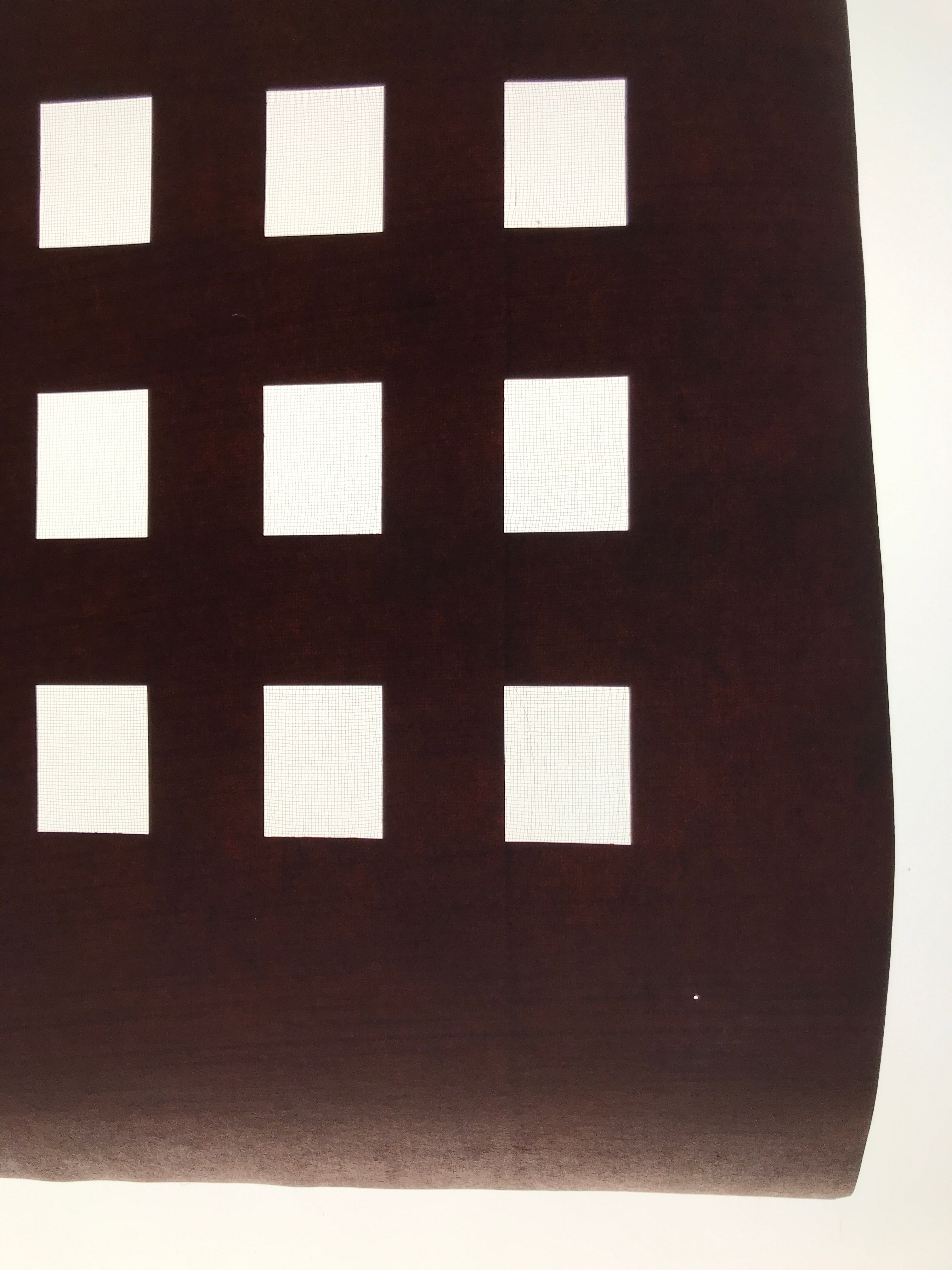 Antique Japanese Katagami Kimono Paper Stencil Katazome Rectangle Blocks 4Y622