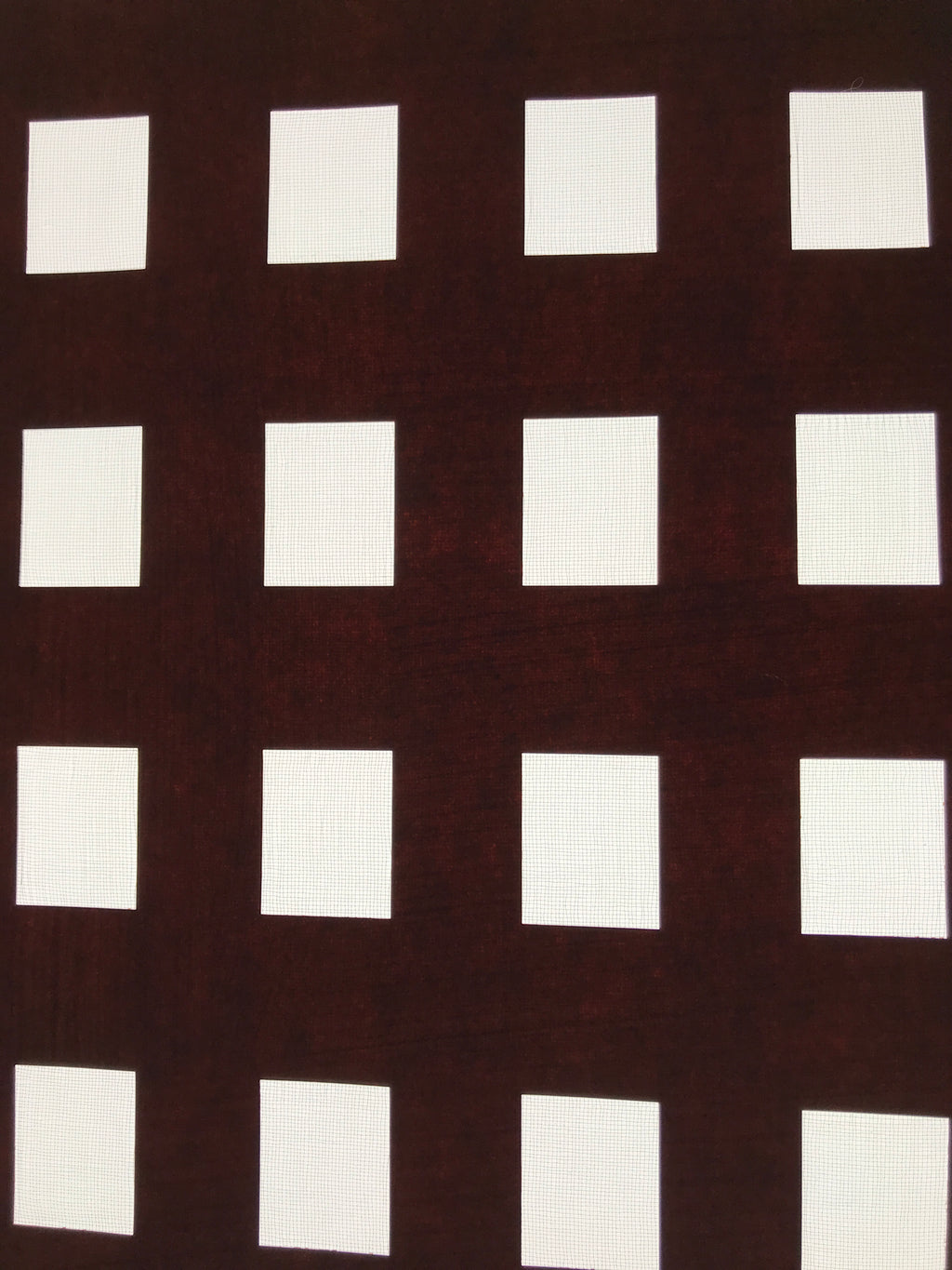 Antique Japanese Katagami Kimono Paper Stencil Katazome Rectangle Blocks 4Y622