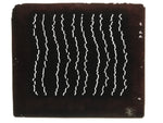 Antique Japanese Katagami Kimono Paper Stencil Katazome Rough Line Pattern 4Y676