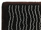 Antique Japanese Katagami Kimono Paper Stencil Katazome Rough Line Pattern 4Y676