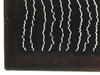 Antique Japanese Katagami Kimono Paper Stencil Katazome Rough Line Pattern 4Y676