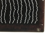 Antique Japanese Katagami Kimono Paper Stencil Katazome Rough Line Pattern 4Y676