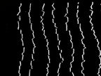 Antique Japanese Katagami Kimono Paper Stencil Katazome Rough Line Pattern 4Y676