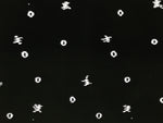 Antique Japanese Katagami Kimono Paper Stencil Katazome Small Circles 4Y711