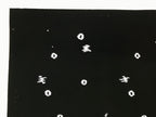 Antique Japanese Katagami Kimono Paper Stencil Katazome Small Circles 4Y711