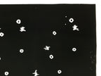 Antique Japanese Katagami Kimono Paper Stencil Katazome Small Circles 4Y711