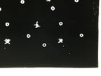 Antique Japanese Katagami Kimono Paper Stencil Katazome Small Circles 4Y711