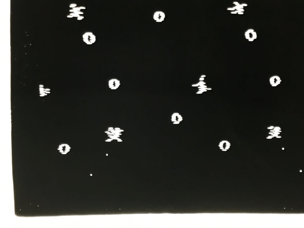 Antique Japanese Katagami Kimono Paper Stencil Katazome Small Circles 4Y711