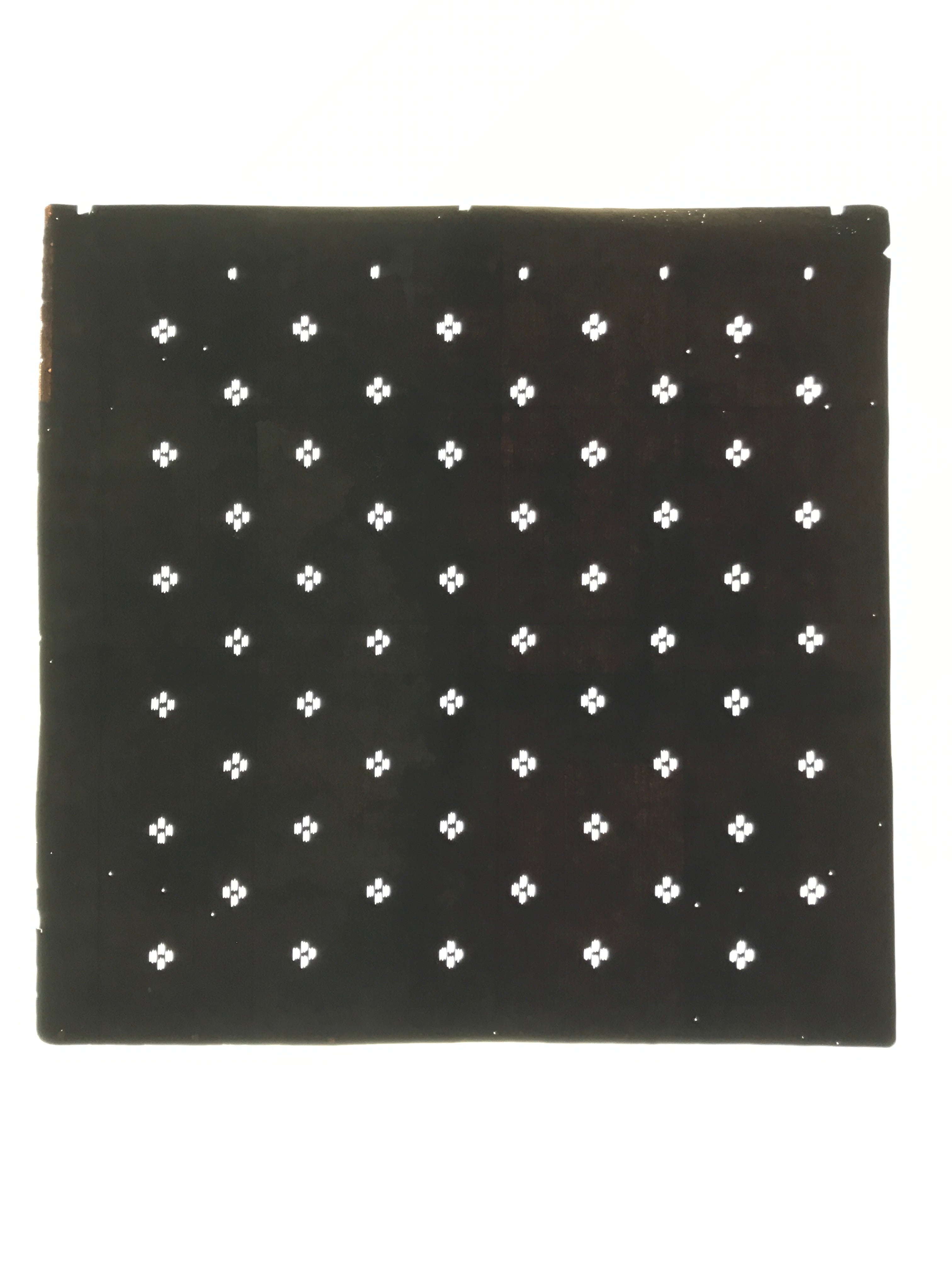 Antique Japanese Katagami Kimono Paper Stencil Katazome Small Dash Lines 4Y710