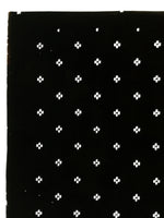 Antique Japanese Katagami Kimono Paper Stencil Katazome Small Dash Lines 4Y710