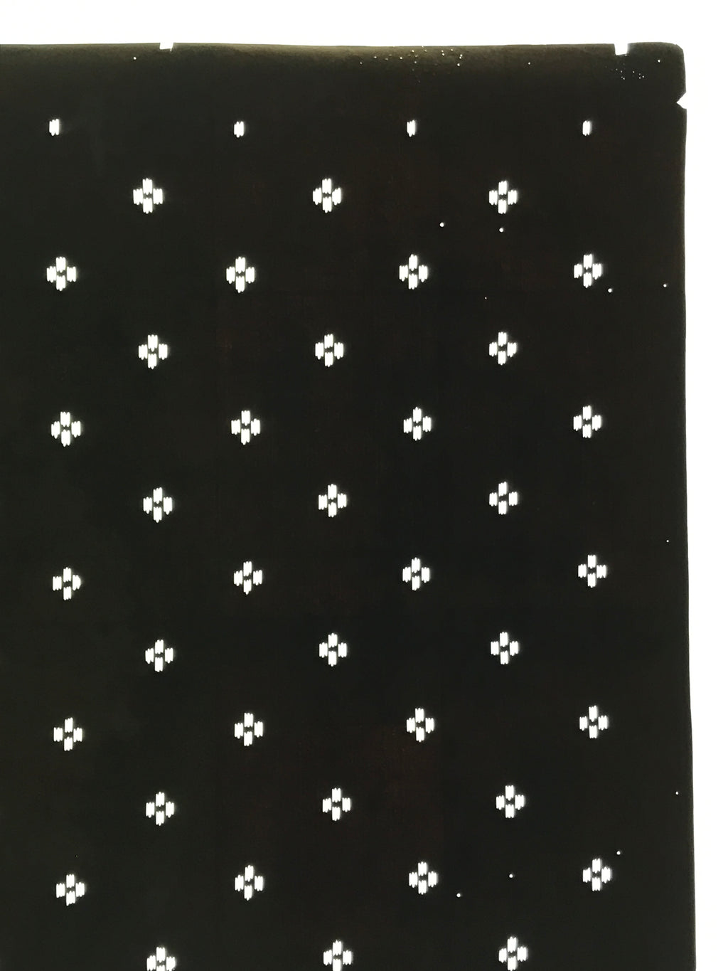 Antique Japanese Katagami Kimono Paper Stencil Katazome Small Dash Lines 4Y710