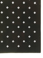 Antique Japanese Katagami Kimono Paper Stencil Katazome Small Dash Lines 4Y710