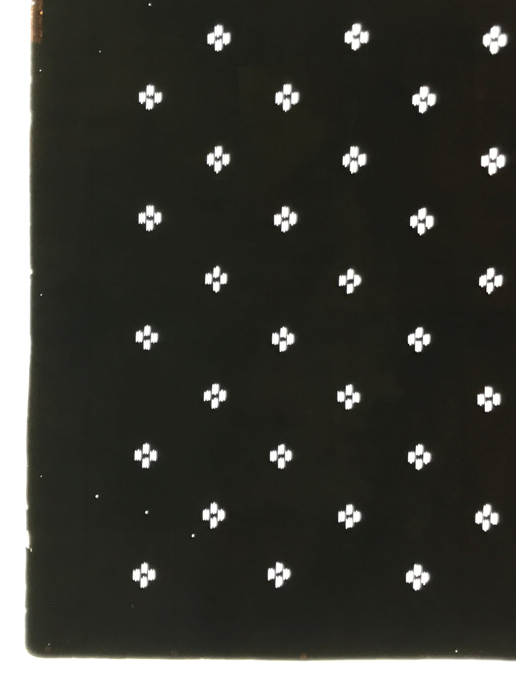 Antique Japanese Katagami Kimono Paper Stencil Katazome Small Dash Lines 4Y710