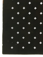 Antique Japanese Katagami Kimono Paper Stencil Katazome Small Dash Lines 4Y710