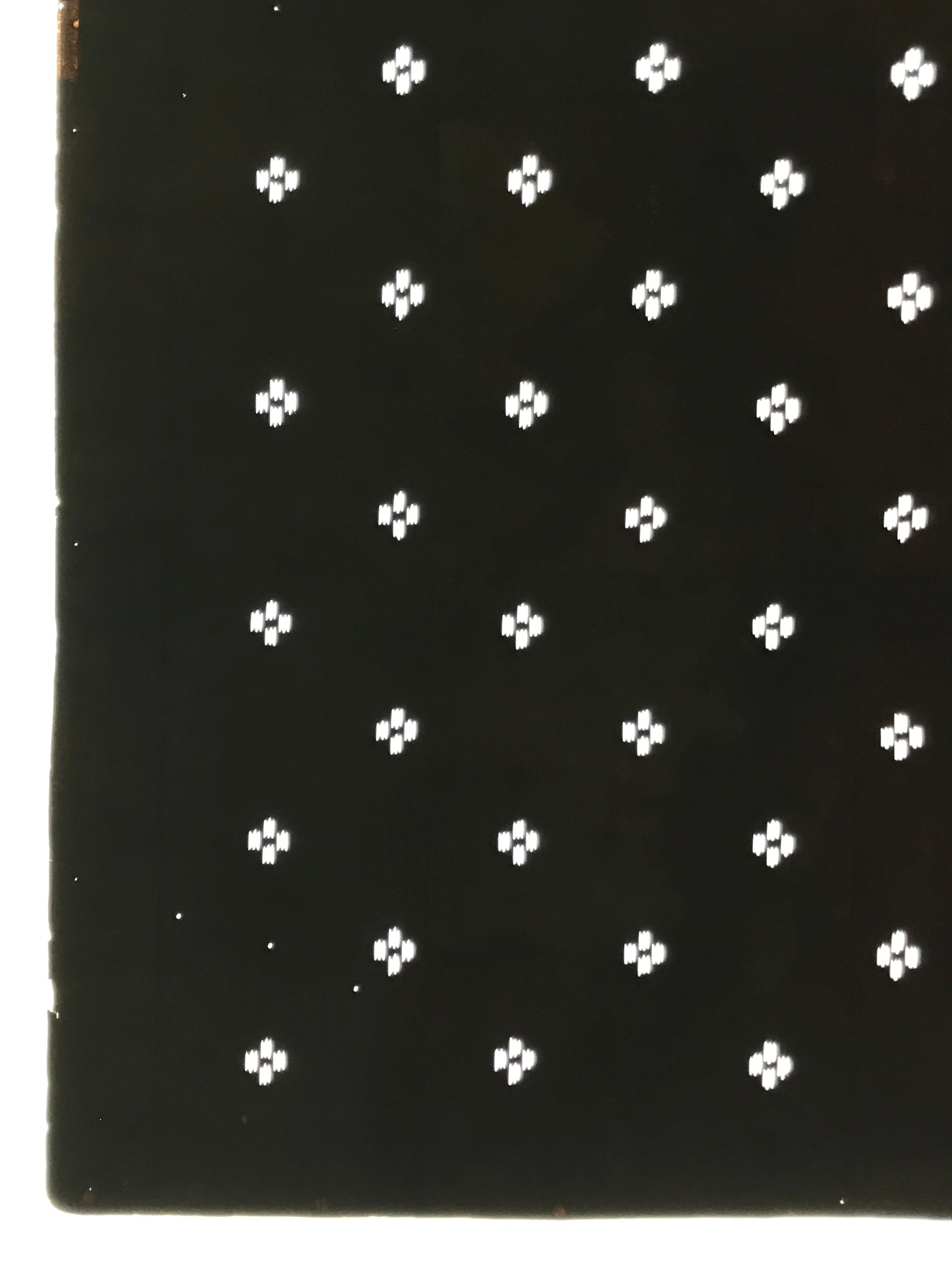 Antique Japanese Katagami Kimono Paper Stencil Katazome Small Dash Lines 4Y710