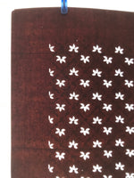 Antique Japanese Katagami Kimono Paper Stencil Katazome Small Flower Petal 4Y624