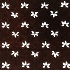 Antique Japanese Katagami Kimono Paper Stencil Katazome Small Flower Petal 4Y624
