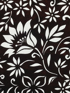 Antique Japanese Katagami Kimono Paper Stencil Katazome Small Flowers 4Y559