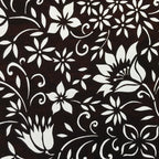 Antique Japanese Katagami Kimono Paper Stencil Katazome Small Flowers 4Y559