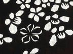 Antique Japanese Katagami Kimono Paper Stencil Katazome Small Flowers 4Y574
