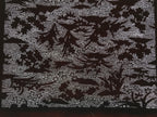 Antique Japanese Katagami Kimono Paper Stencil Katazome Small Flowers Hana 4Y707