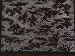 Antique Japanese Katagami Kimono Paper Stencil Katazome Small Flowers Hana 4Y707