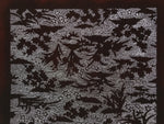 Antique Japanese Katagami Kimono Paper Stencil Katazome Small Flowers Hana 4Y707