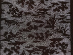 Antique Japanese Katagami Kimono Paper Stencil Katazome Small Flowers Hana 4Y707