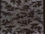 Antique Japanese Katagami Kimono Paper Stencil Katazome Small Flowers Hana 4Y707