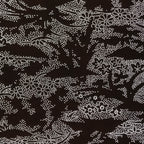 Antique Japanese Katagami Kimono Paper Stencil Katazome Small Flowers Hana 4Y707