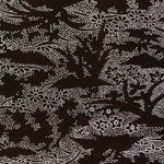 Antique Japanese Katagami Kimono Paper Stencil Katazome Small Flowers Hana 4Y707