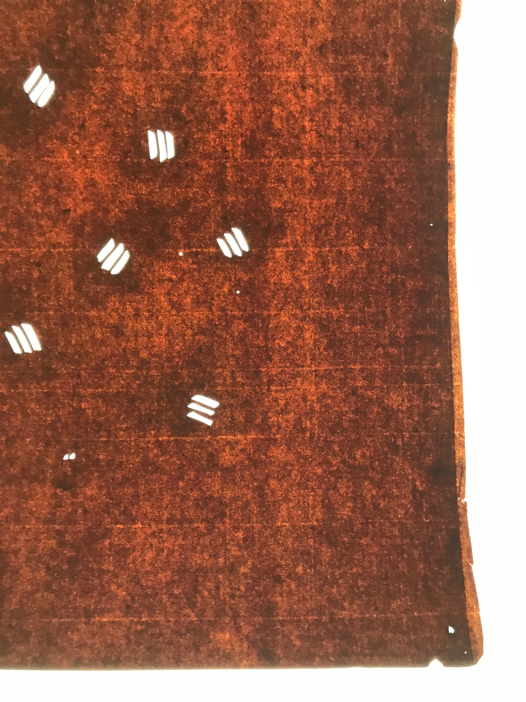 Antique Japanese Katagami Kimono Paper Stencil Katazome Small Line Pattern 4Y649