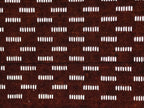 Antique Japanese Katagami Kimono Paper Stencil Katazome Small Line Pattern 4Y675