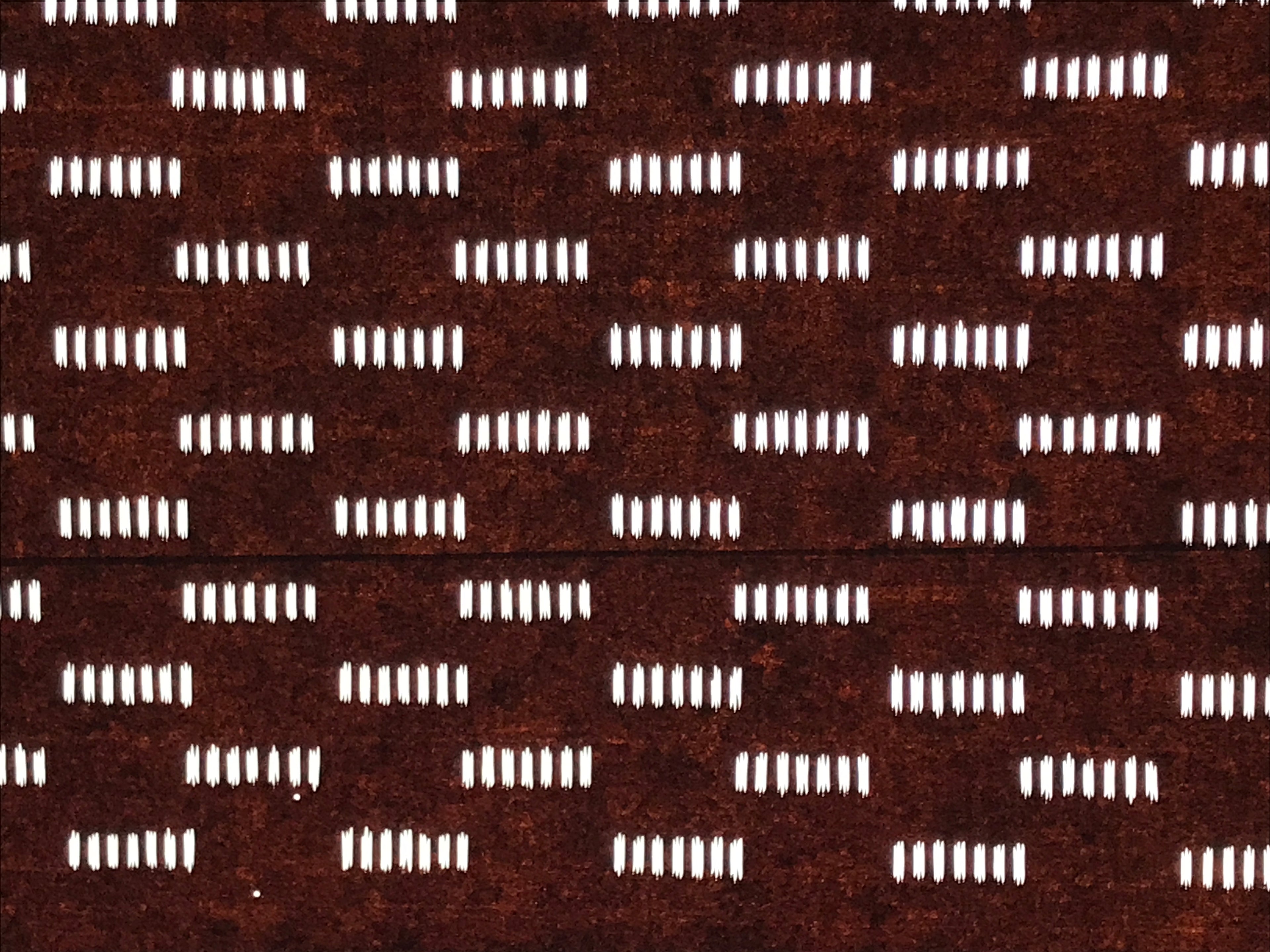 Antique Japanese Katagami Kimono Paper Stencil Katazome Small Line Pattern 4Y675