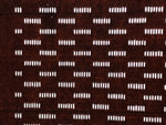 Antique Japanese Katagami Kimono Paper Stencil Katazome Small Line Pattern 4Y675