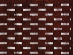 Antique Japanese Katagami Kimono Paper Stencil Katazome Small Line Pattern 4Y675