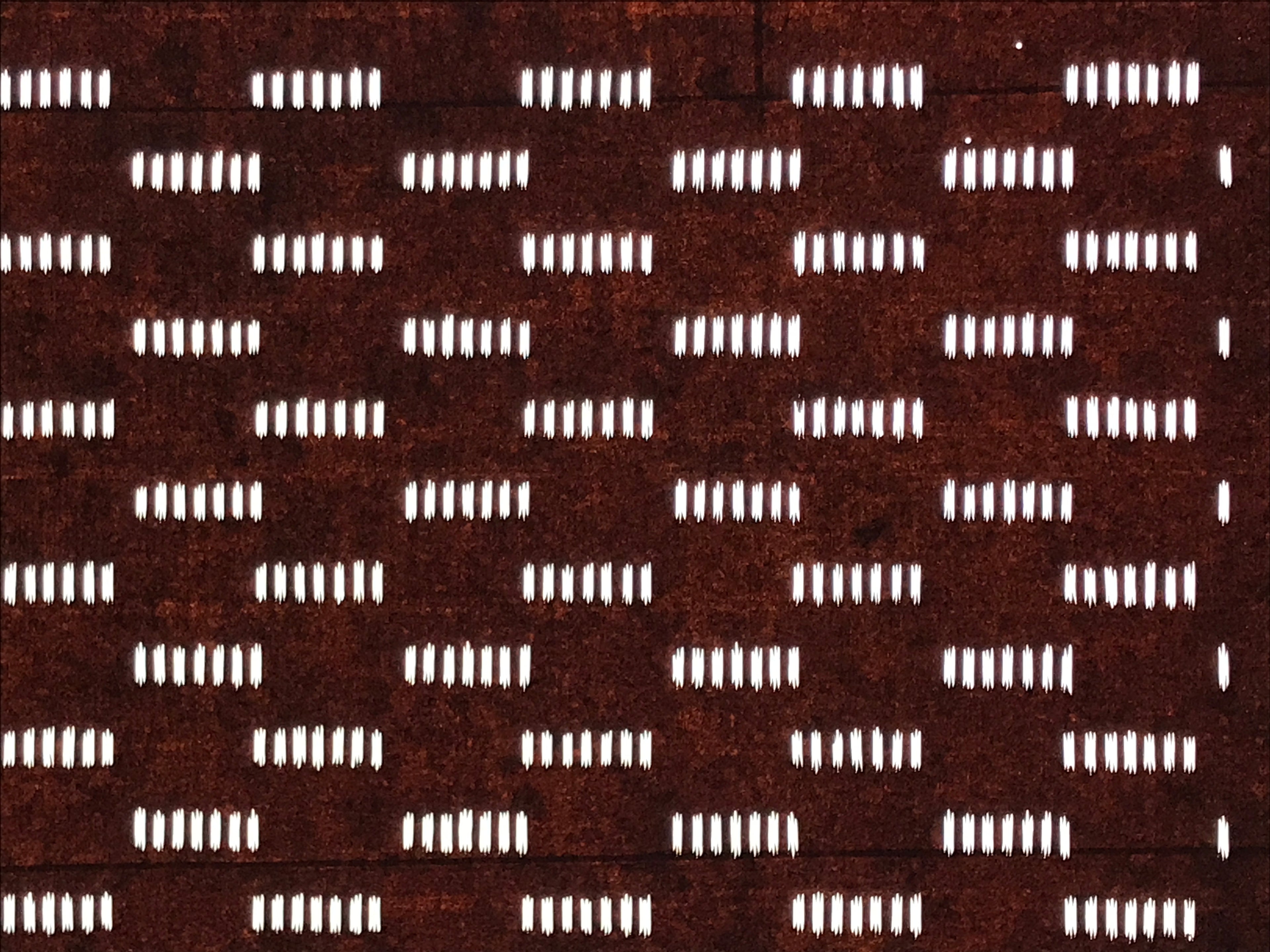 Antique Japanese Katagami Kimono Paper Stencil Katazome Small Line Pattern 4Y675