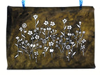 Antique Japanese Katagami Kimono Paper Stencil Katazome Small Wild Flowers 4Y526