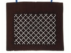 Antique Japanese Katagami Kimono Paper Stencil Katazome Square Fence Chain 4Y637
