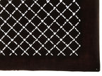 Antique Japanese Katagami Kimono Paper Stencil Katazome Square Fence Chain 4Y637