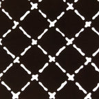 Antique Japanese Katagami Kimono Paper Stencil Katazome Square Fence Chain 4Y637